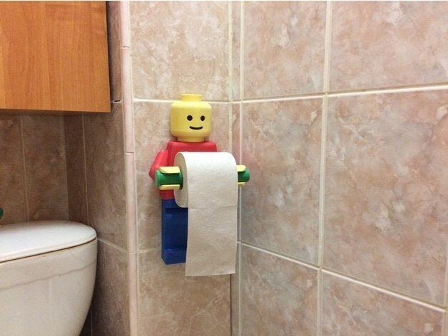 Customizable Lego Man Toilet Paper Holder Canada