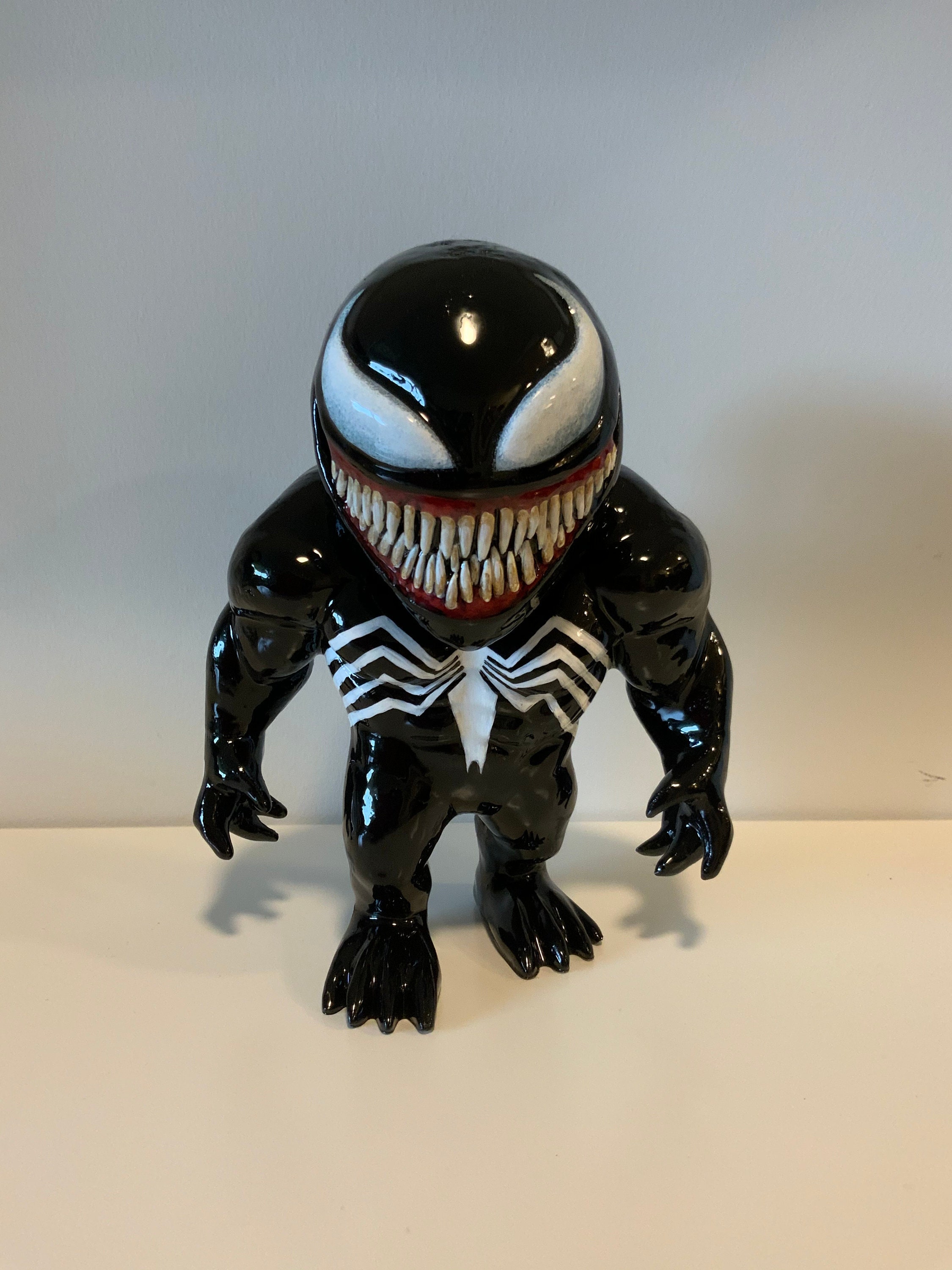 Venom Custom Resin Figure Etsy