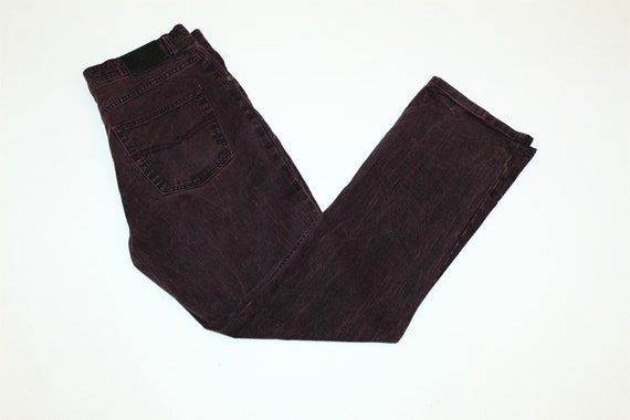 A.W. Dunmore Purple Stonewash Denim Jeans - Etsy España
