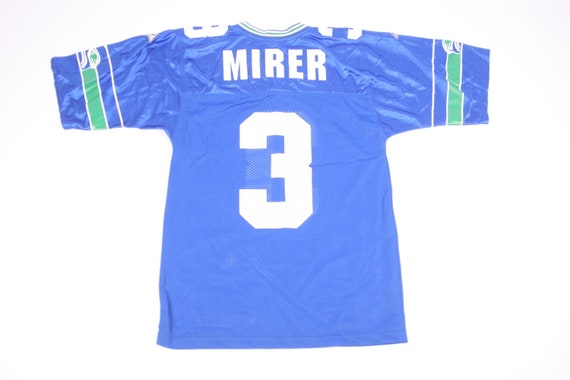 APEX Vintage 1993 Seattle Seahawks Rick Mirer #3 J