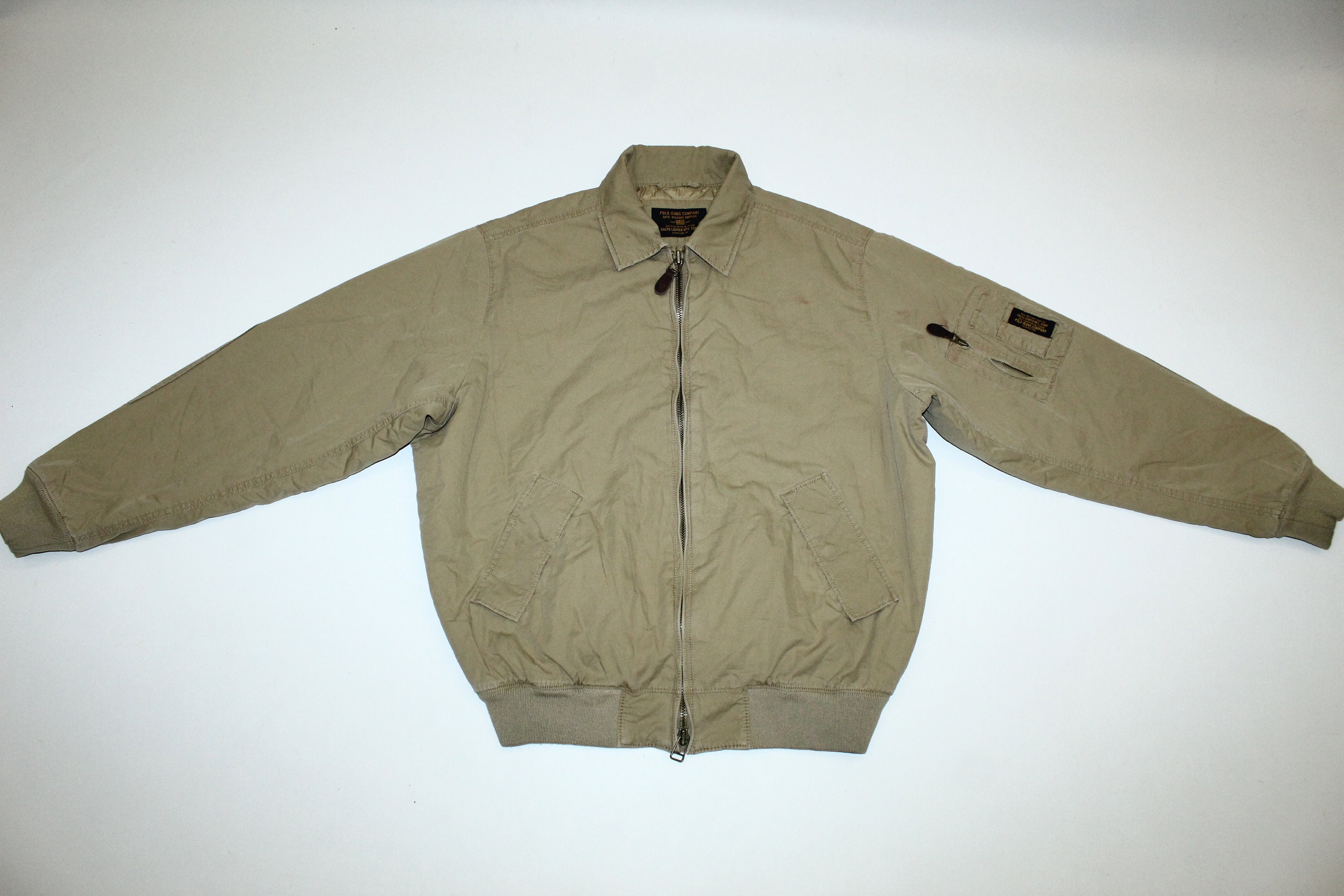 Vtg Polo Jeans Co. Ralph Lauren Surplus Bomber Jacket -  Ireland