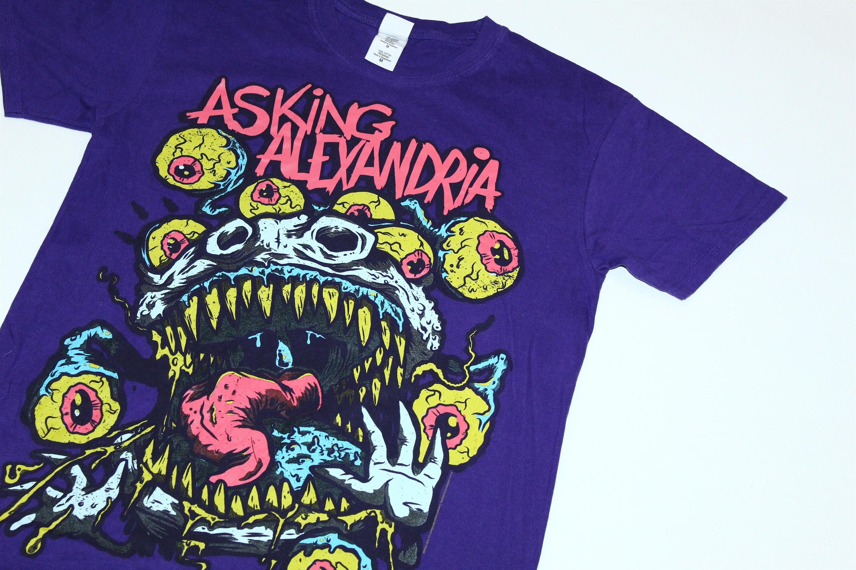 asking alexandria purple hoodie