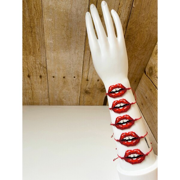Lip Bracelet Etsy