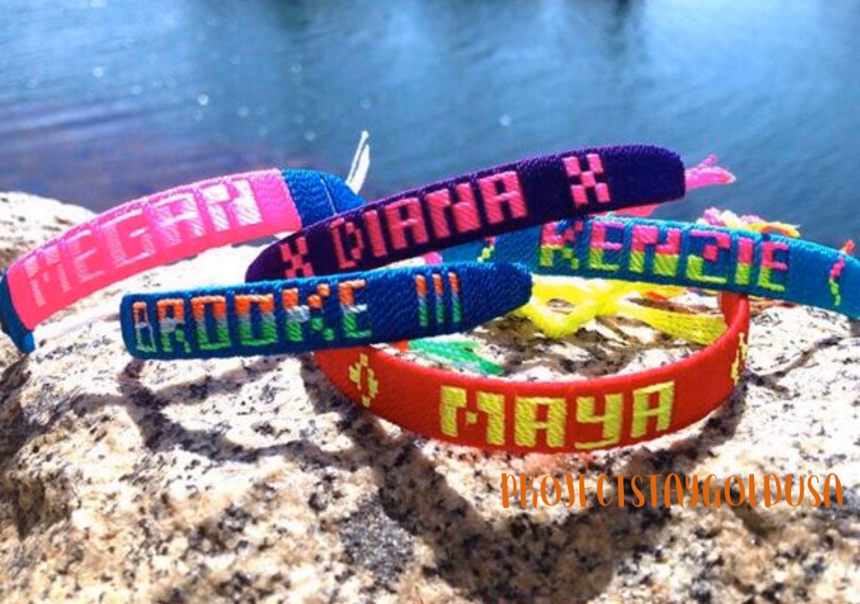 Personalized Mexican Friendship Bracelet Classic Bracelets Etsy