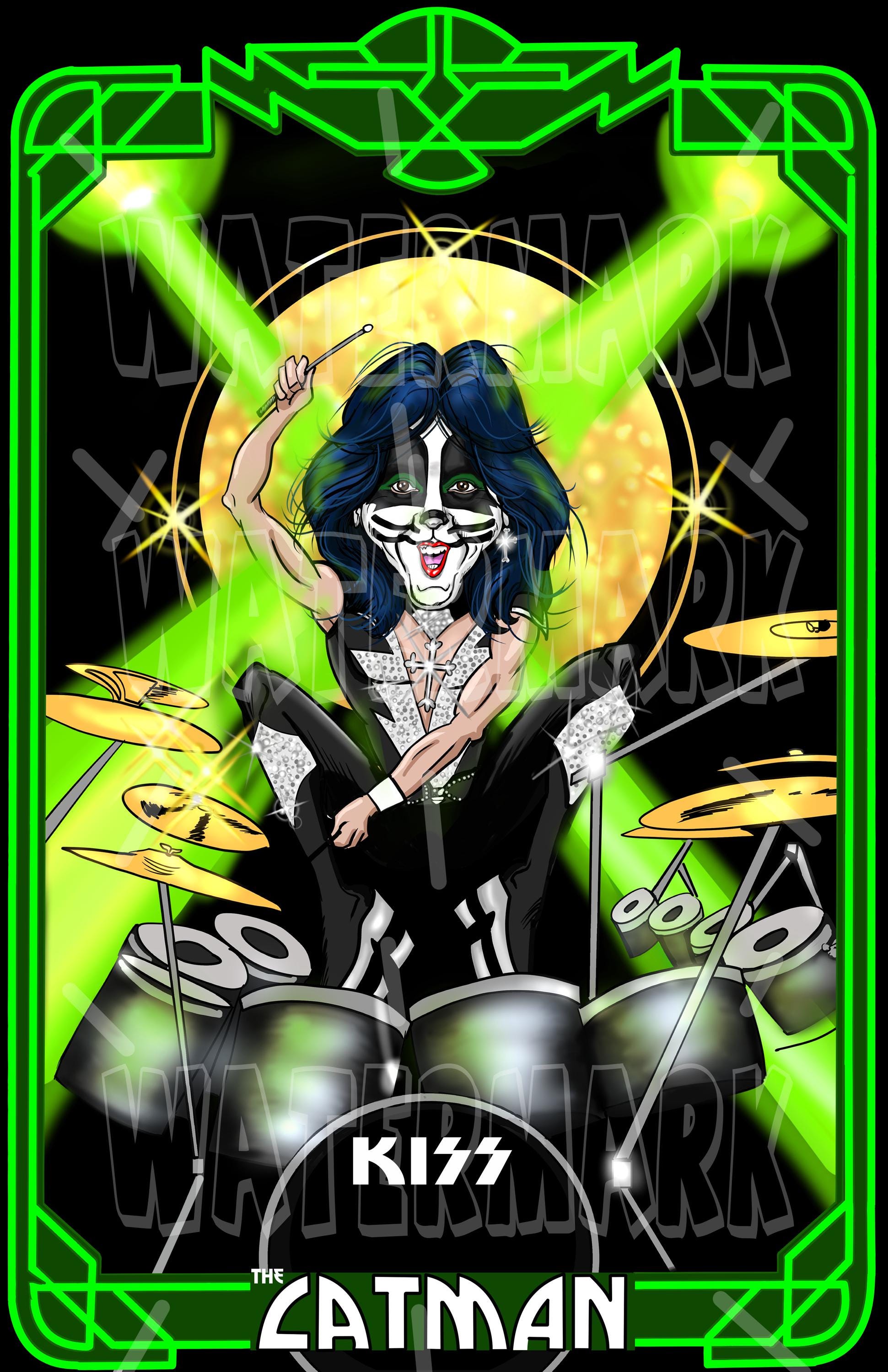 Band Members of Kiss- Starchild, Spaceman, the Catman and the