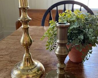 Brass candlesticks no.3