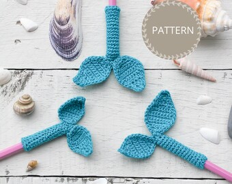 Crochet Pattern | Mermaid Tail Pencil Topper | Mermaid Party Favor