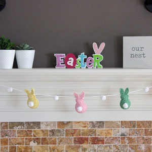 Pattern Bundle, Easter Garland Crochet Pattern, Crochet Bunting Pattern, Easter Eggs Decor, Easter Bunny, Easter Basket Gift image 9