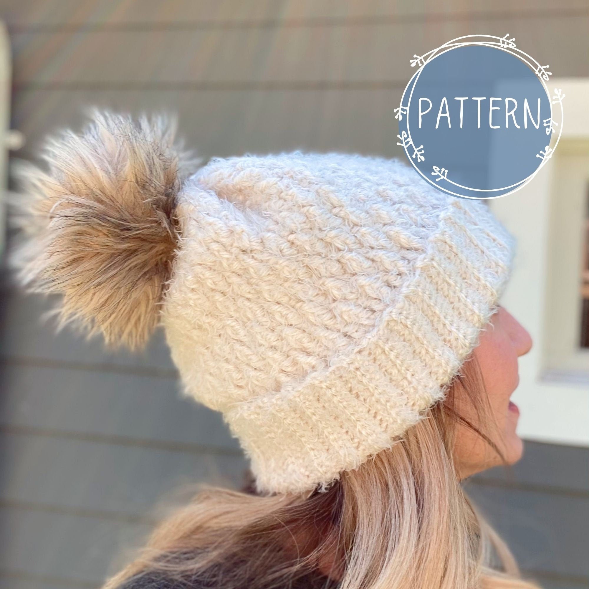 YOU ARE LOVED Free Hat Pattern - Oh La Lana! knitting blog