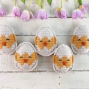 Pattern Bundle, Easter Garland Crochet Pattern, Crochet Bunting Pattern, Easter Eggs Decor, Easter Bunny, Easter Basket Gift image 6