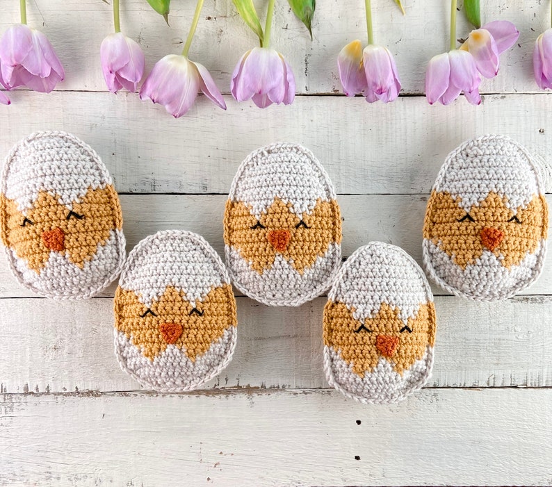 Pattern Bundle, Easter Garland Crochet Pattern, Crochet Bunting Pattern, Easter Eggs Decor, Easter Bunny, Easter Basket Gift image 6