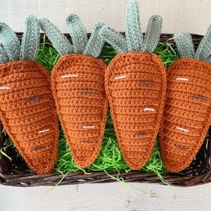 Crochet Pattern Crochet Carrot Easter Garland Crochet Easter Bunting Crochet Easter Decor image 8