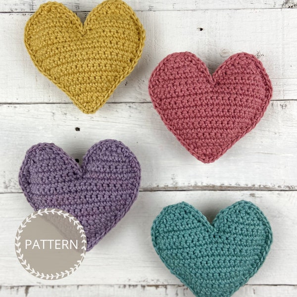 Crochet Pattern | Valentine Hearts Crochet Garland | Crochet Hearts Pattern