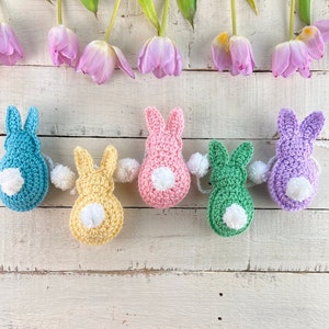 Pattern Bundle, Easter Garland Crochet Pattern, Crochet Bunting Pattern, Easter Eggs Decor, Easter Bunny, Easter Basket Gift zdjęcie 5