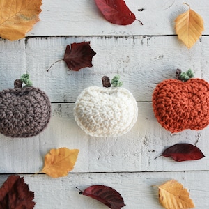 Crochet Pumpkin Pattern, Crochet Pumpkin Garland, Rustic Crochet Pumpkin, Fall Crochet Pattern, Crochet Pumpkin Decor, Thanksgiving Decor image 5