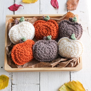 Crochet Pumpkin Pattern, Crochet Pumpkin Garland, Rustic Crochet Pumpkin, Fall Crochet Pattern, Crochet Pumpkin Decor, Thanksgiving Decor image 7