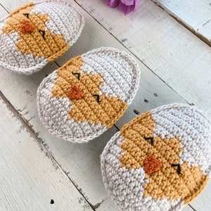 Easter Chick Crochet Pattern, Crochet Garland Pattern, Easter Eggs Decor, Easter Wreath Accessories, Crochet Chick, Easter Basket Gift image 9