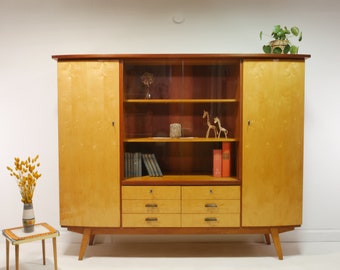 Vintage highboard / living room cabinet, 60s