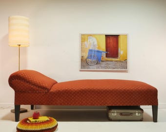 Vintage Recamier uit de jaren 60, chaise longue uit het midden van de 20e eeuw, Duitsland