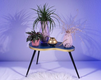 Vintage flower bench / flower table in different colors - design 60s