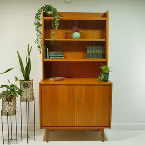 Vintage highboard / bookcase / display cabinet, 60s, Germany