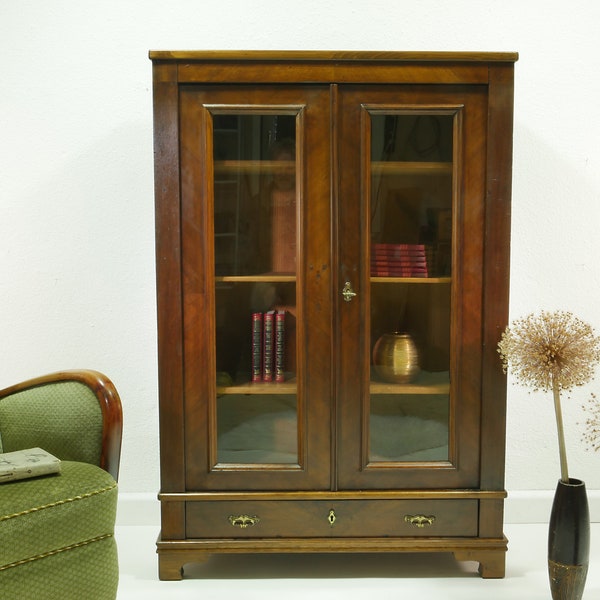 Vertiko antique, bookcase from the Wilhelminian era