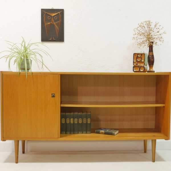 Buffet vintage avec bibliothèque, buffet, années 60, Allemagne