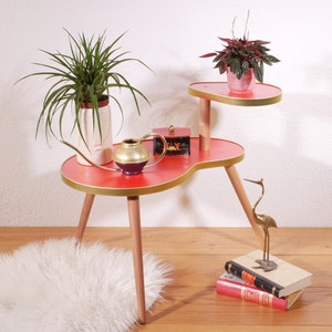 Vintage flower bench in different colors – design 60s