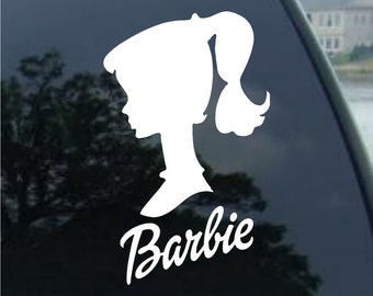 barbie car sticker