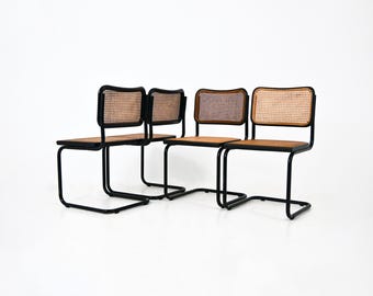 Eetkamerstoelen stijl B32 van Marcel Breuer, set van 4