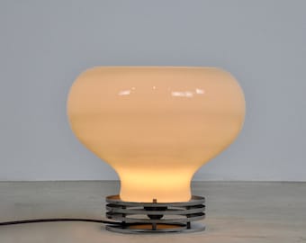 Italian Opaline lamp 1970S