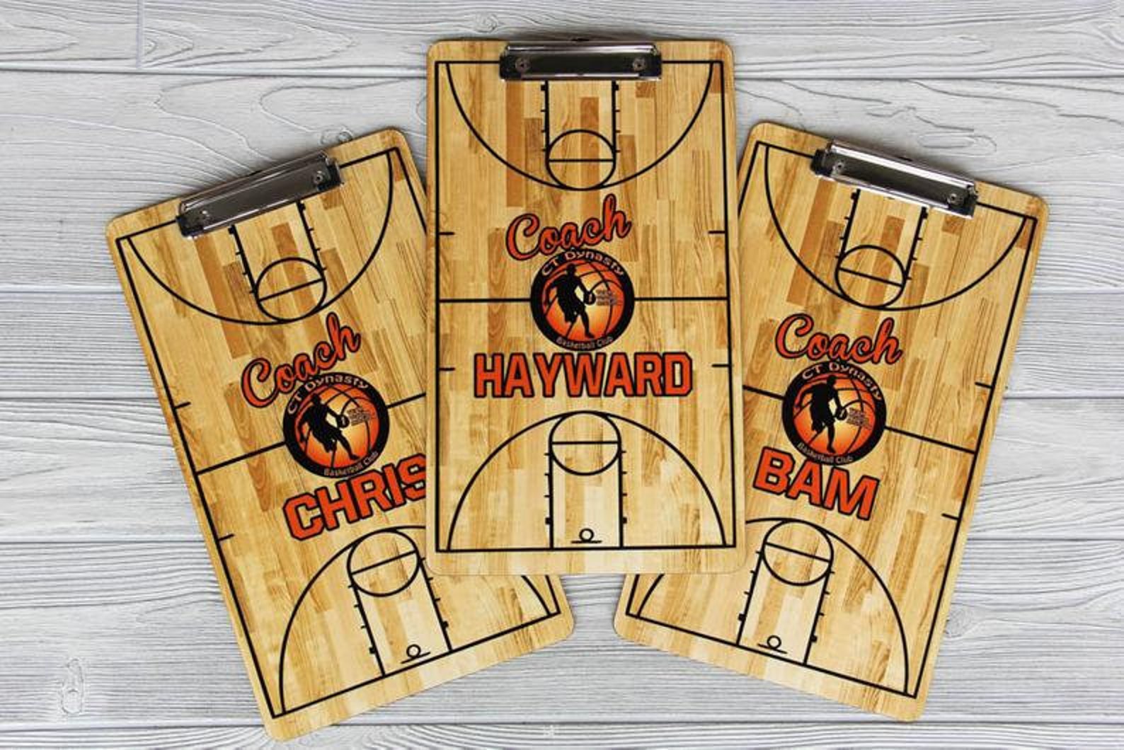 Coaches Gift Idea Clipboard Basketball Coach Gift Custom Etsy