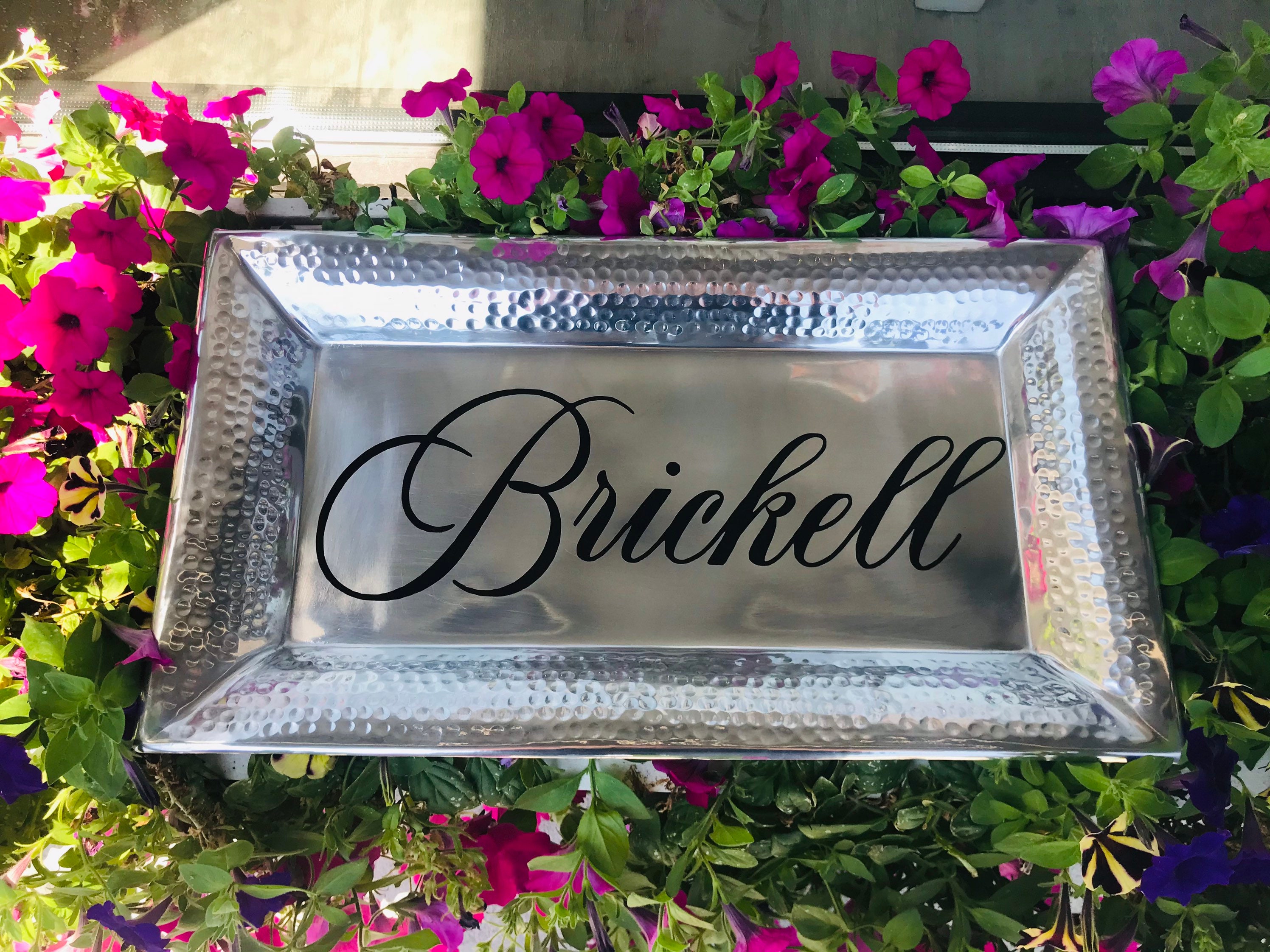 Silver Personalized Platter Wedding or Anniversary Gift Home Etsy UK