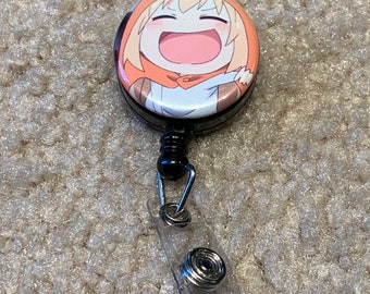 Himouto! Umaru-Chan 1.25" Badge Reel of Umaru #2, High Quality.