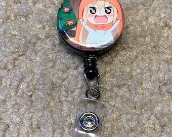 Himouto! Umaru-Chan 1.25" Badge Reel of Umaru #6, High Quality.