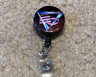 Captain EO Logo 1.25" Badge Reel - Michael Jackson, High Quality!