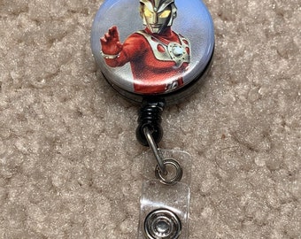 Ultraman Leo Hero 1.25" Badge Reel, Keychain, Pinback Button or Magnet! You choose! 80s Japan