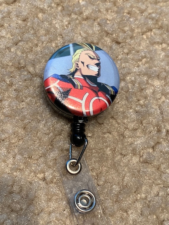 High Quality. My Hero Academia 1.25 Badge Reel of All Might