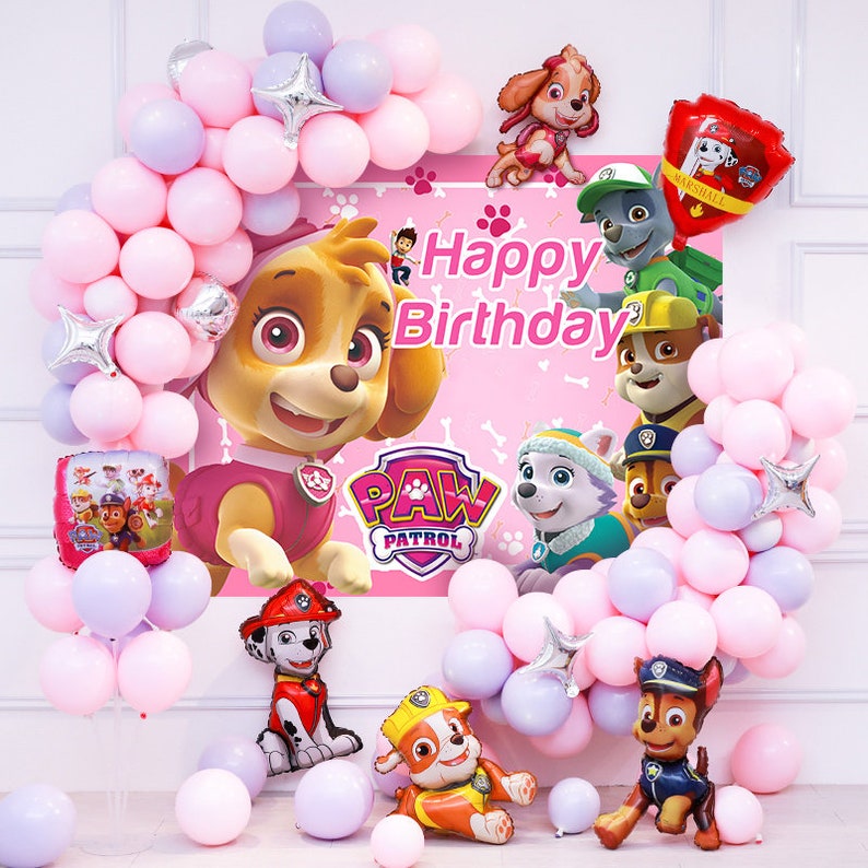 PAW Patrol Party Kit PAW Patrol Balloongirls Birthday Etsy