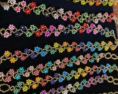 Double Flower Bracelets Chaquira bracelet