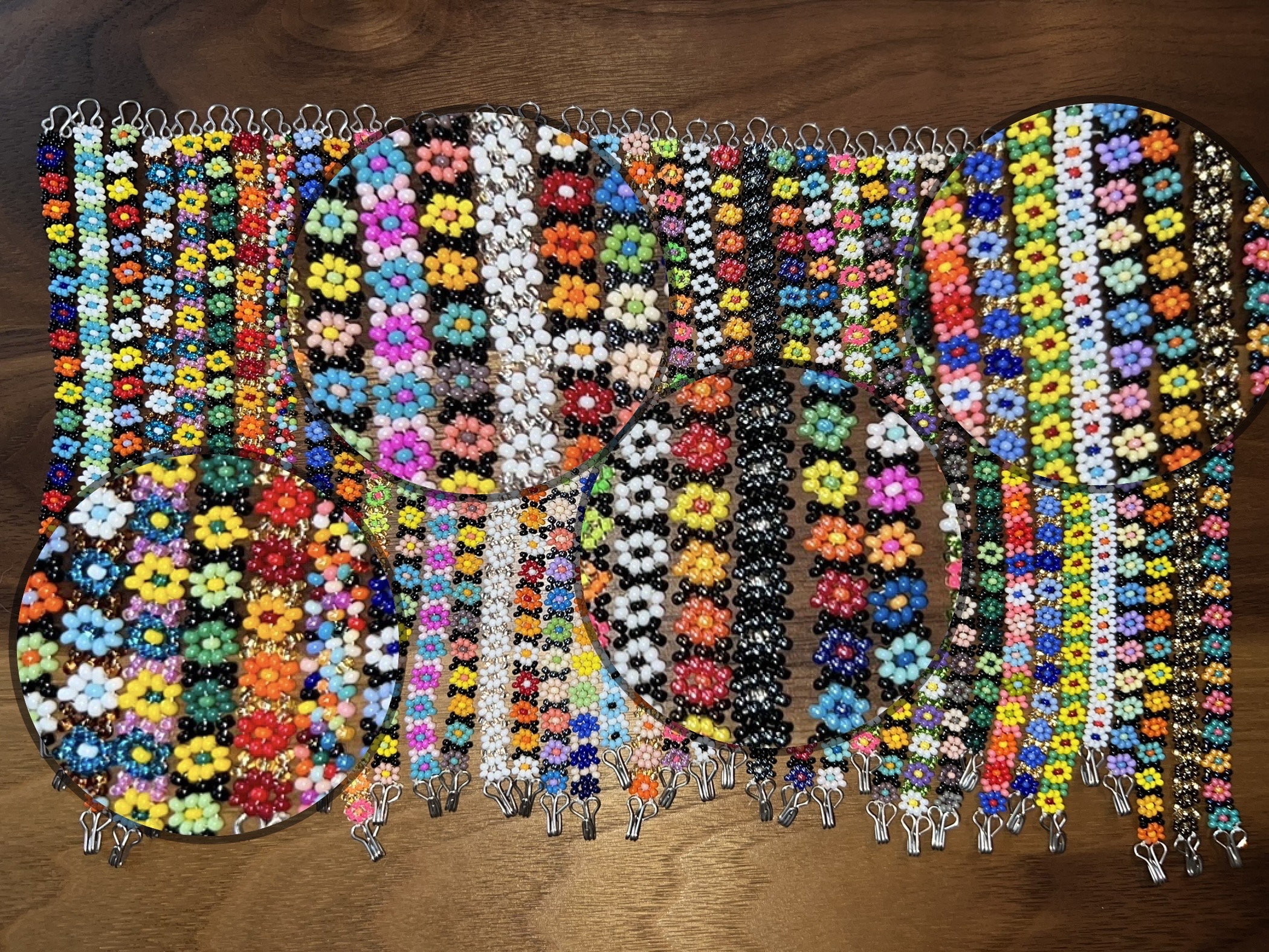 Woven Beaded Bracelet | Daisy Flower Bracelet | Stacking Bracelet | Mexican Beaded Bracelet | Friendship Bracelet | Fair Trade