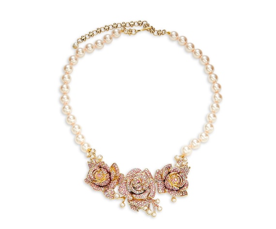 Heidi Daus Petite J'adore Rose Pearl and Crystal … - image 1