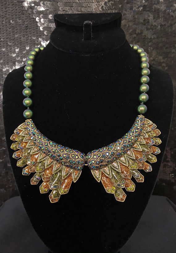 Heidi Daus Wing It Crystal Accented Necklace