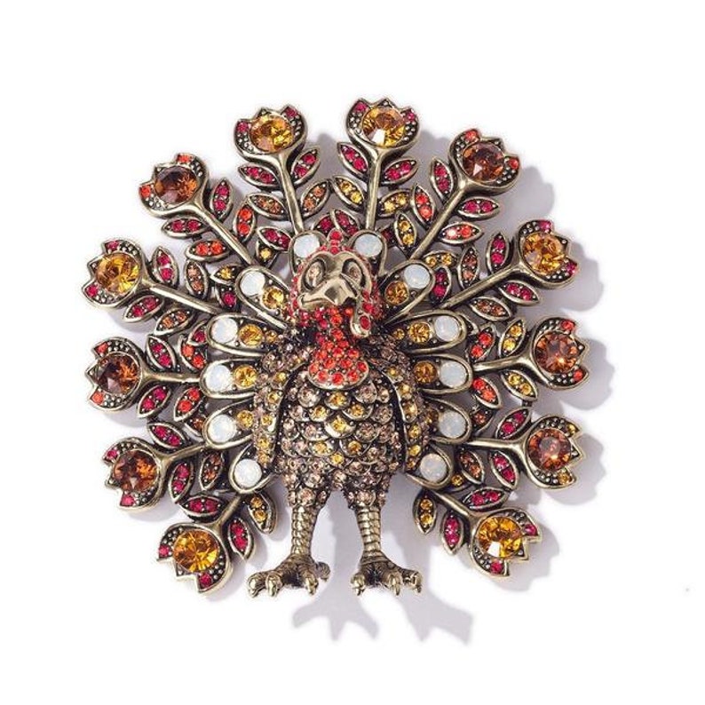 Heidi Daus Tom Turkey Pin Great Thanksgiving Gift image 1