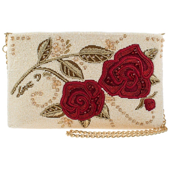 Mary Frances Roses are Red Crossbody Handbag NEW WITH… - Gem