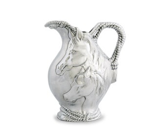 Brand New Arthur Court Horse & Rope Pitcher Original Box