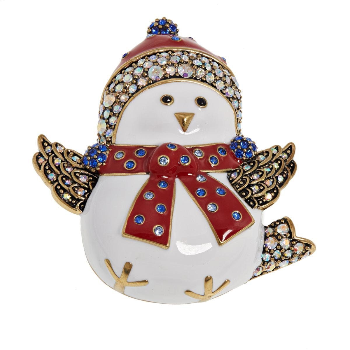 heidi daus snowman pin