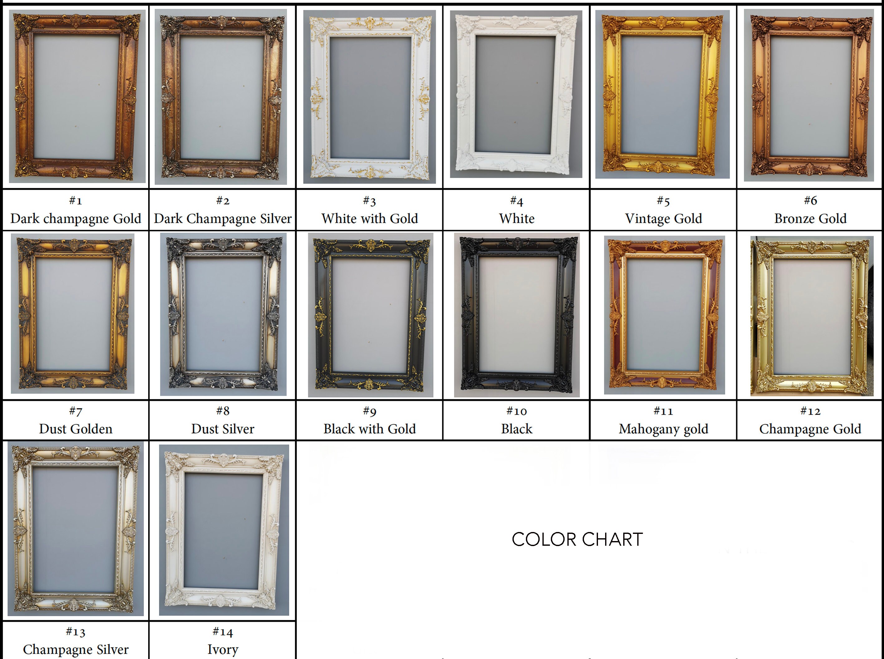 Print on Canvas Frame With Vintage Frames Made Out of Wood. Etsy