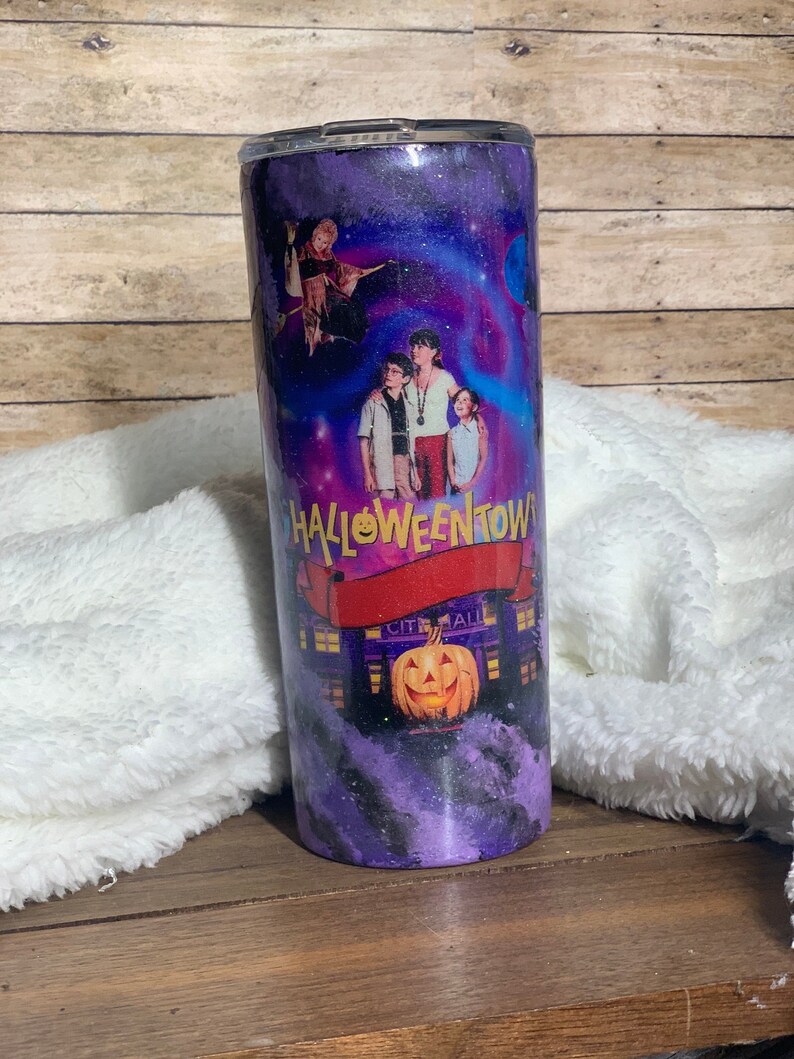 Halloween town themed tumbler Etsy