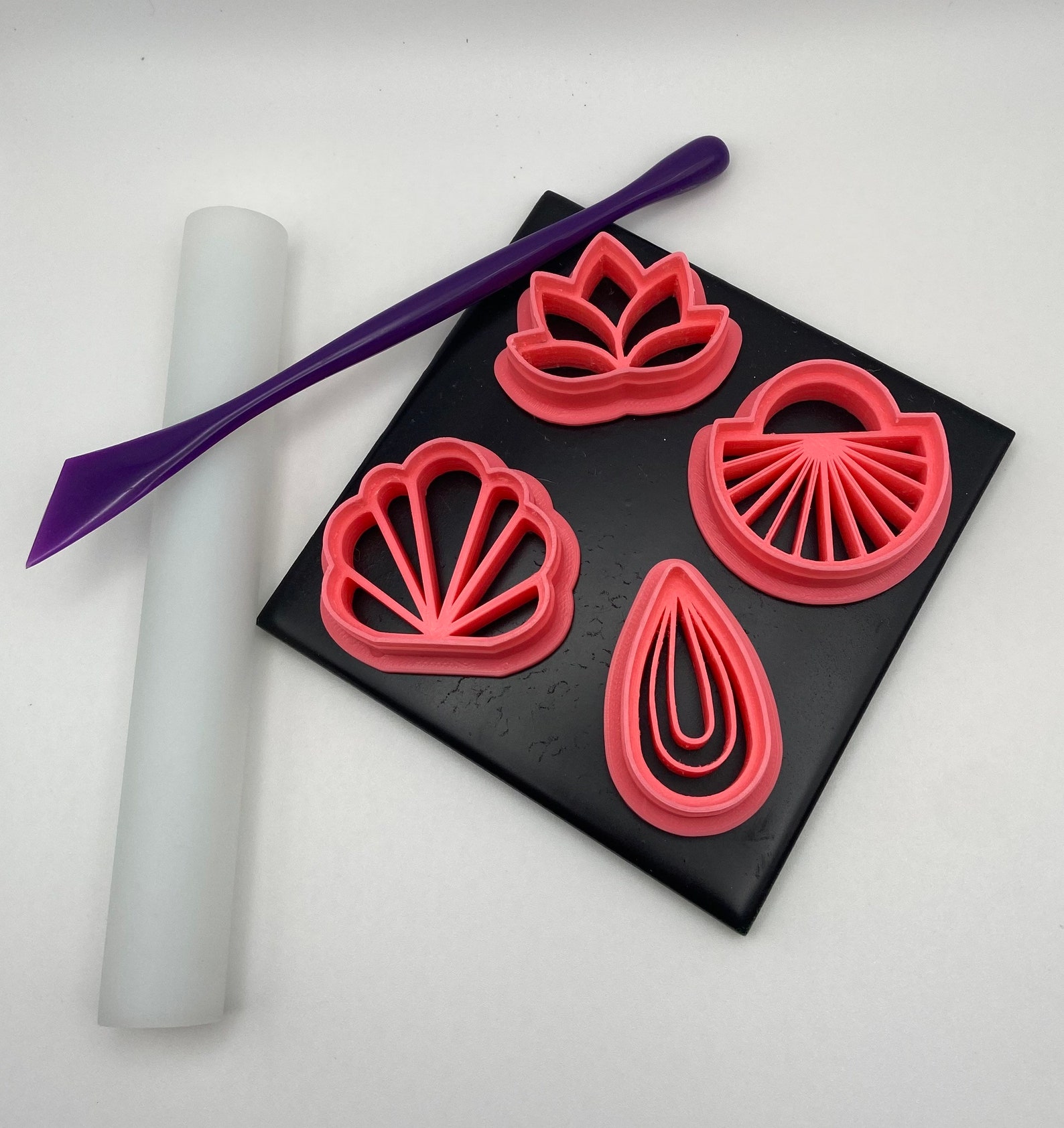 Modern Embossing Polymer Clay Cutters/ Polymer Clay Etsy
